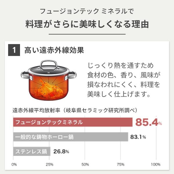 WMF ヴェーエムエフ フュージョンテック ミネラル ローキャセロール 20cm 両手鍋の画像