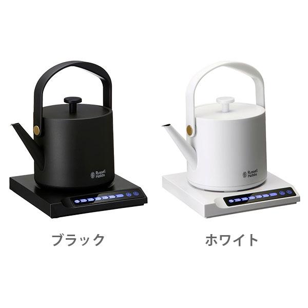 ラッセルホブス Russell Hobbs T Kettle （T ケトル） ブラック ホワイト 7106JP-BK 電気ケトル 保温機能付き｜toolandmeal｜02