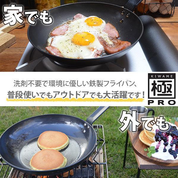 RIVER LIGHT（リバーライト） 極PRO フライパン22cm ブラック KPR1222
