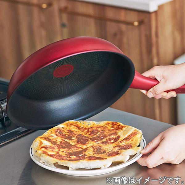 ティファール T-FAL IH ルージュ・アンリミテッド ウォックパン 28cm G26219 （IH対応）取っ手付き｜toolandmeal｜09