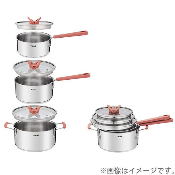 T-fal（ティファール） オプティスペース IH ステンレス ソースパン