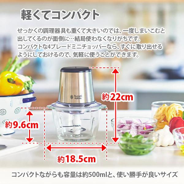 RUSSELL HOBBS ラッセルホブス Russell Hobbs 4ブレードミニ