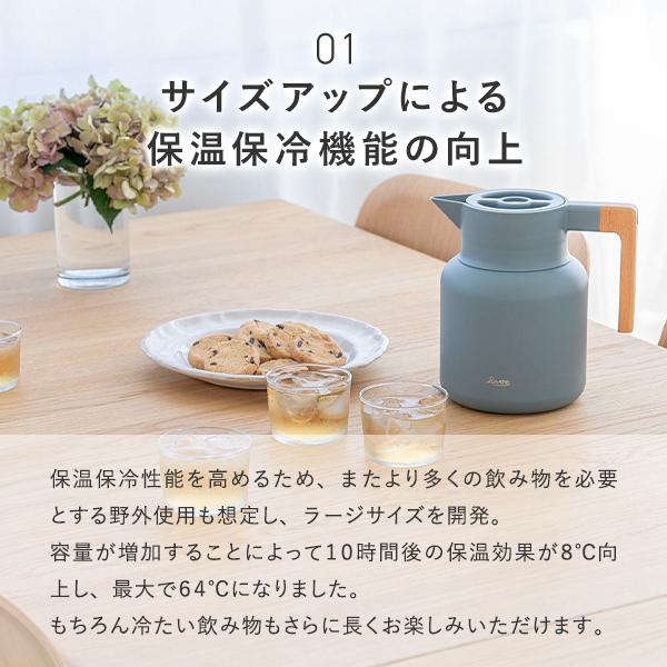 RIVERS（リバーズ） サーモジャグ キート 1600 保温ポット 魔法瓶