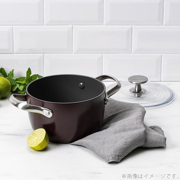 グリーンパン GREENPAN 両手鍋 マルチフードクッカー 16.5cm IH対応 GREENPAN セラミックコーティング ガラス蓋｜toolandmeal｜11