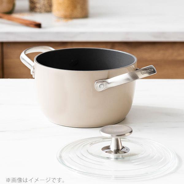 GREENPAN 両手鍋 ホワイト ノンスティック GREENPAN 両手鍋 ホワイト ノンスティック GREENPAN 両手鍋