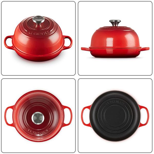 LE CREUSET ル・クルーゼ シグニチャー ブレッド・オーブン 24cm （IH対応） ルクルーゼ 鋳物 ホーロー 両手鍋 クロッシュ型 パン作り 焼き立てパン｜toolandmeal｜09