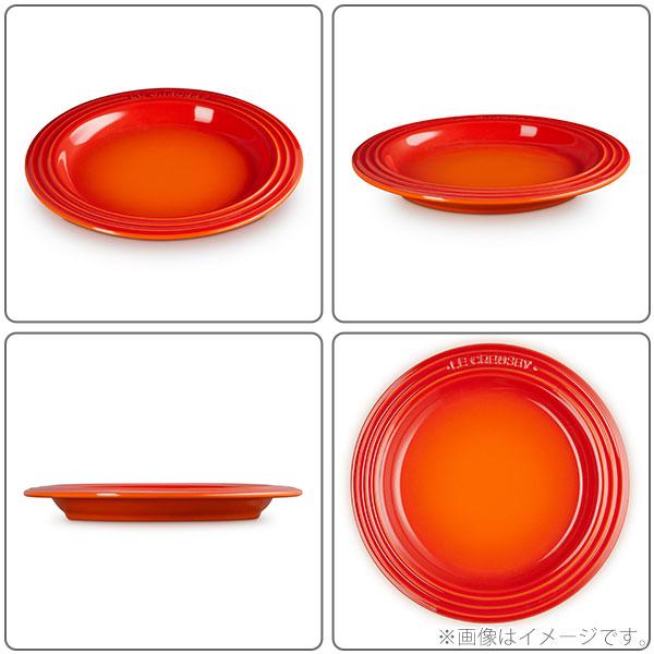 海外用日本未発売 ル クルーゼ プレート 18センチ　2枚　シャイニーブラック レジェ・プレート 18cm ホワイト | プレート・トレイ ｜ル