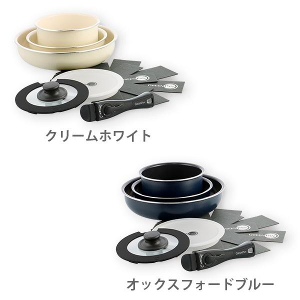 GREEN PAN（グリーンパン） クリックシェフ 8点セット（ガス火・IH対応