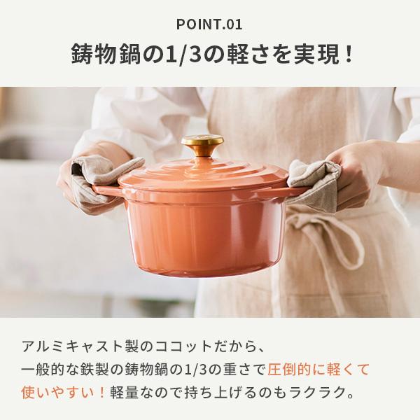 T-fal（ティファール） キャストライン エアココット IHココット鍋