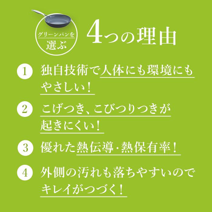 グリーンパン GREENPAN 両手鍋 20cm 蓋付き ヴェニスプロ キャセロール IH対応 ガス火対応 食洗機 オーブン  CC000655-001の画像