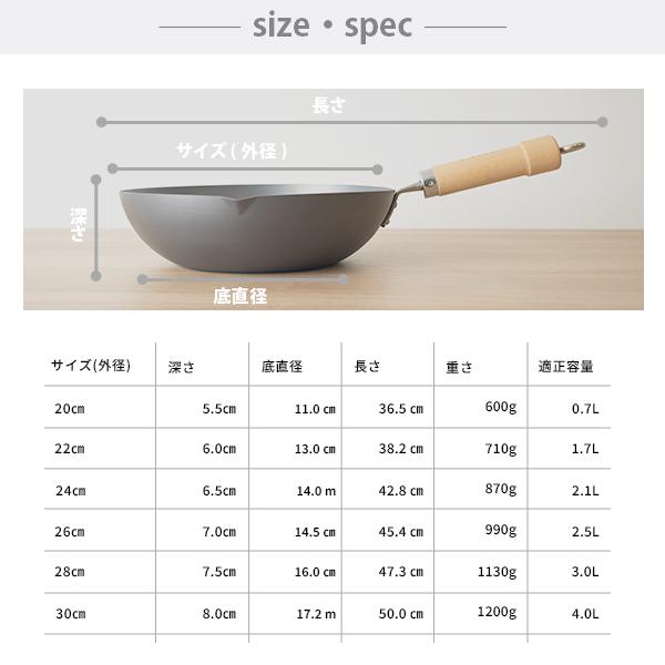 極JAPAN 【公認ショップ】リバーライト キワメジャパン 炒め鍋 30cm