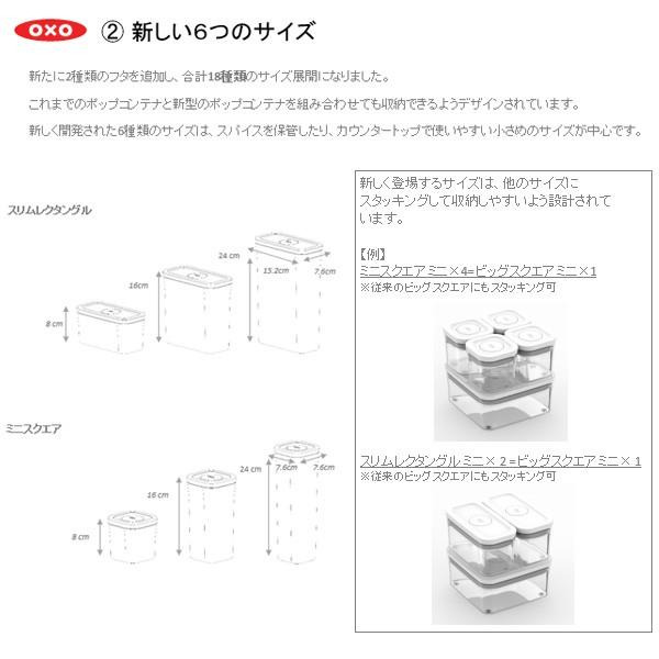 OXO（オクソー） ポップコンテナ2 POP2 乾麺＆薬味保存セット 当店限定