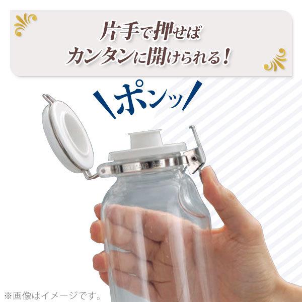 セラーメイト ワンプッシュ便利びん 500ml お得なまとめ買い5本セット 星硝 223415 日本製  調味料入れ ガラス 保存容器｜toolandmeal｜03