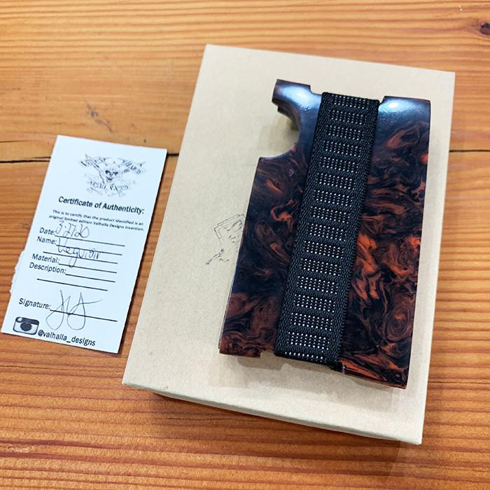 EDC ウオレット　カードケース　ヴァルハラデザイン Valhalladesigns Vegvisir brown | 