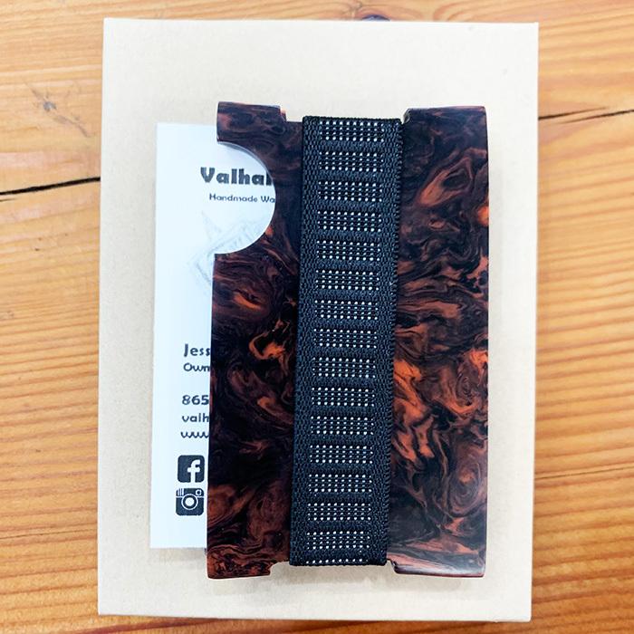 EDC ウオレット　カードケース　ヴァルハラデザイン Valhalladesigns Vegvisir brown |  | 03