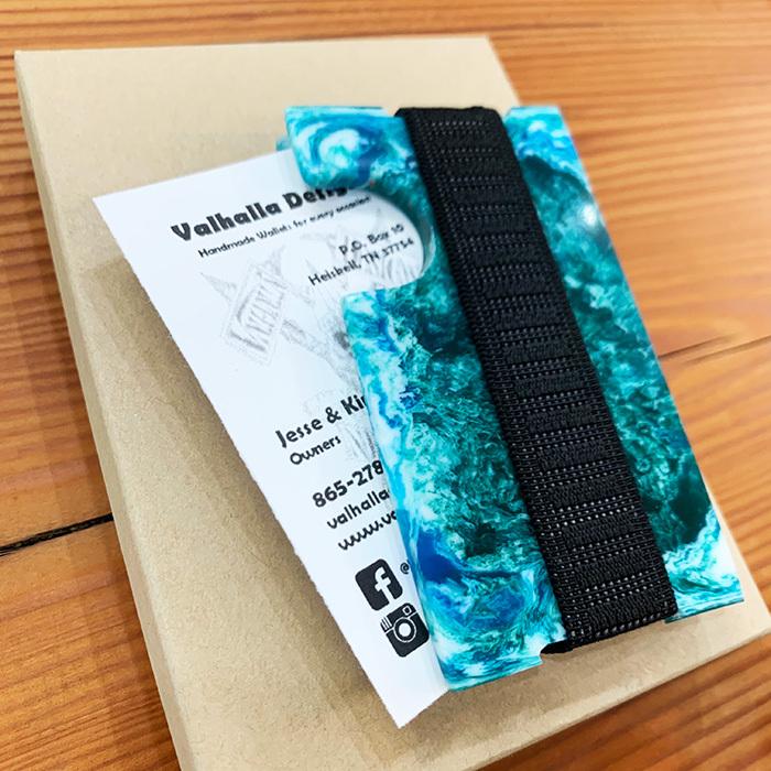 EDC ウオレット　カードケース　ヴァルハラデザイン Valhalladesigns Vegvisir green | 