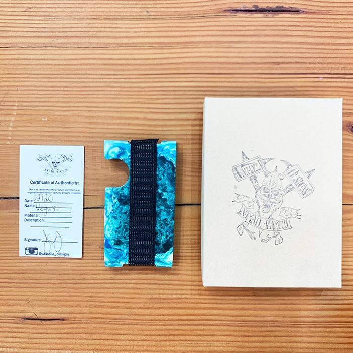 EDC ウオレット　カードケース　ヴァルハラデザイン Valhalladesigns Vegvisir green |  | 01