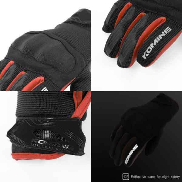 KOMINE コミネ RGK-006 Protect Kids Mesh Gloves プロテクトキッズメッシュグローブ