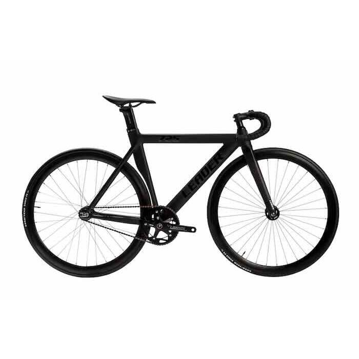 リーダーバイク　LEADER 725 ピストバイク マットブラック 組立発送】 LEADER リーダー 725TR Matte Black 【自転車】【完成車