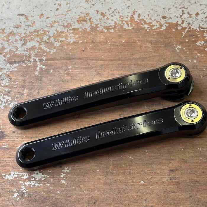 【美品】White Industries VBCクランク170mm＆MKSペダル 最速発送】White Industries ホワイトインダストリーズ VBC Crank