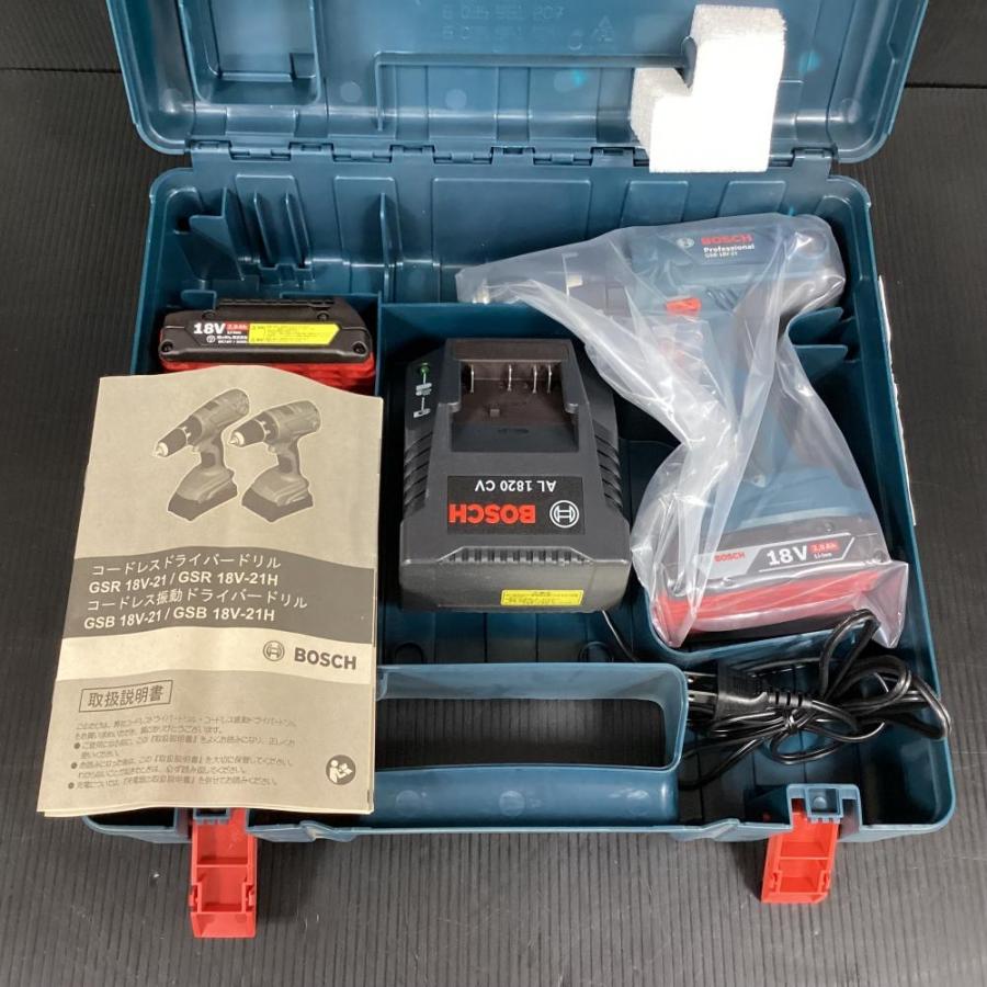 未使用品】BOSCH GSB18V-21 コードレス振動ドライバドリル