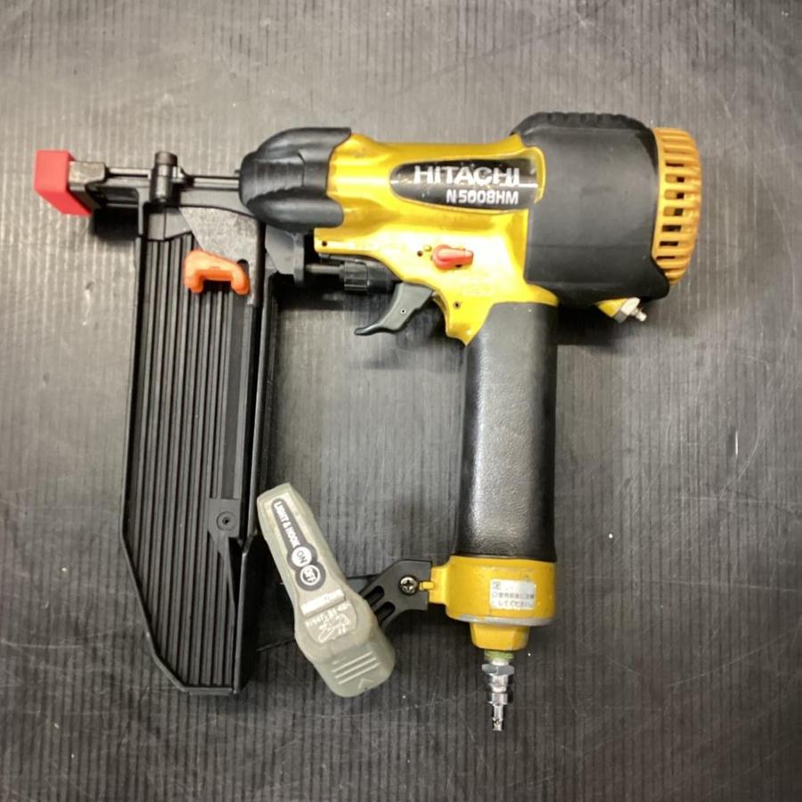 日立工機 8mm 高圧フロアタッカー N5008HM ケース付き 釘打ち機