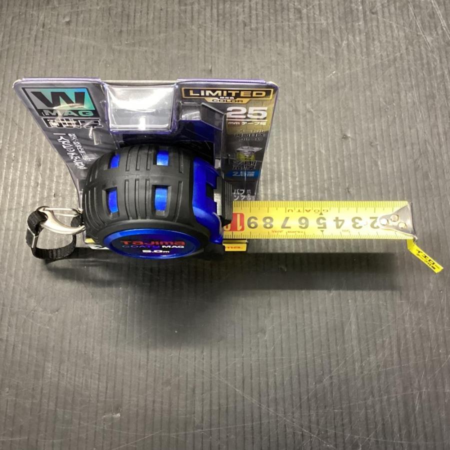 コマたろう出品　6/21 タジマ 剛厚セフGステンロックダブルマグ25 5.0m メートル目盛