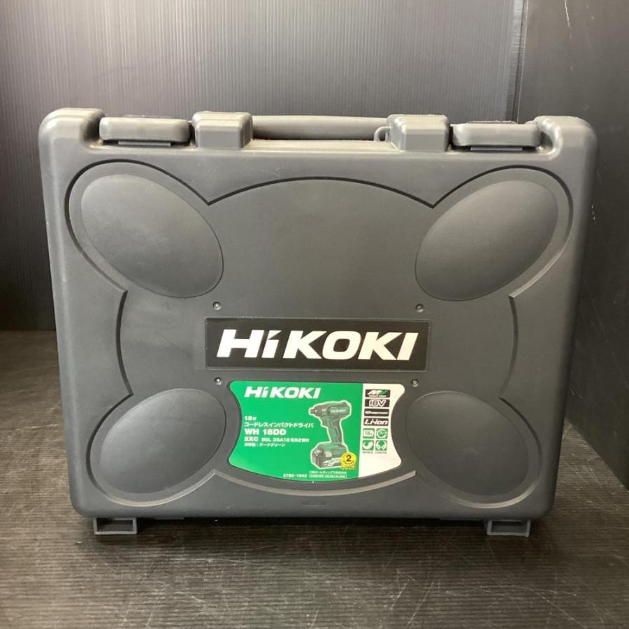 ハイコーキ - 【ケース付】新品　ハイコーキ　18V コードレスインパクトドライバ　WH18DD コードレスインパクトドライバ：WH18DE