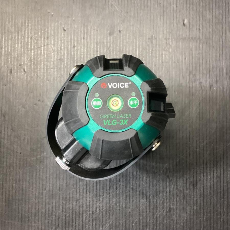 ジャンク品】VOICE/ボイス VLG-3X グリーンレーザー墨出し器(校正不明 