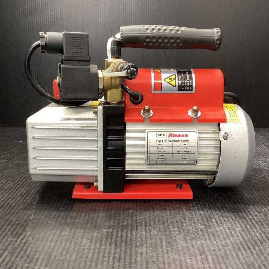 ROBINAIR/ロビネア 1515SJ 小型電磁弁付真空ポンプ : TOOLBOX第二産業
