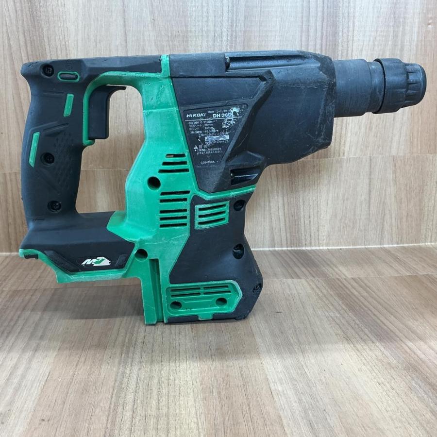 中古品】HiKOKI DH36DPA 28mmコードレスロータリーハンマドリル本体 