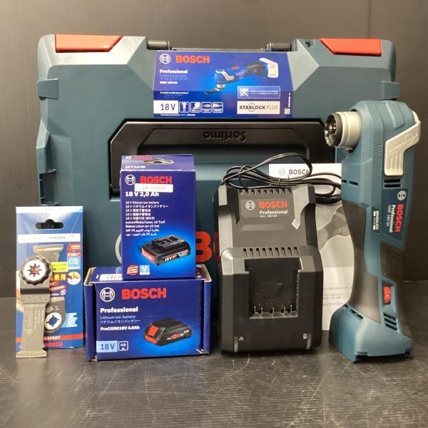 BOSCH GMF-18V-34H 18Vコードレスマルチツール バッテリー2個(4.0Ah 
