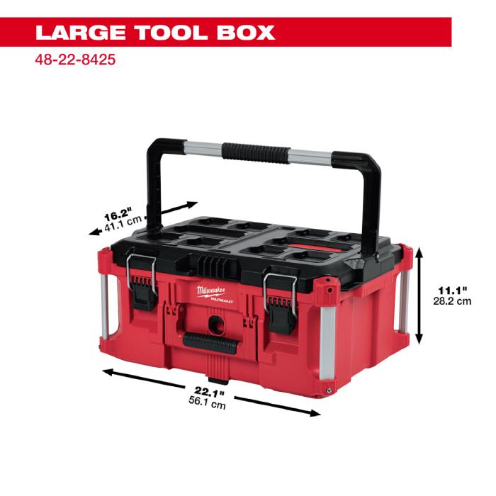 Milwaukee tool (ミルウォーキー) PACKOUT ツールボックス (Lサイズ