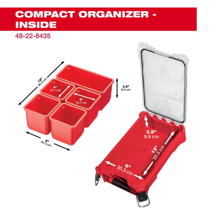 Milwaukee tool (ミルウォーキー) PACKOUT オーガナイザー (Sサイズ