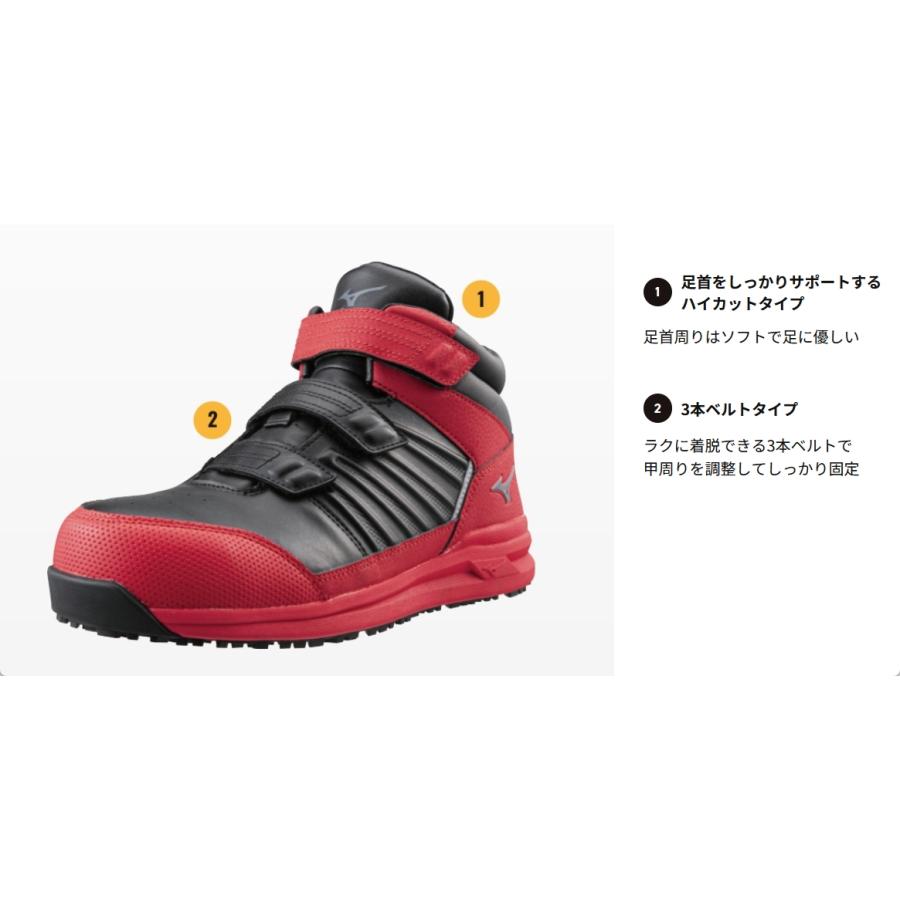 MIZUNO（ミズノ） 安全靴 オールマイティ SSII 21H【F1GA220501/09/27