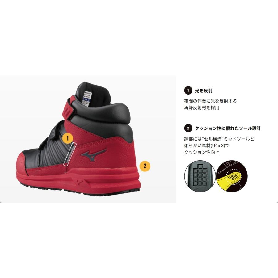 MIZUNO（ミズノ） 安全靴 オールマイティ SSII 21H【F1GA220501/09/27