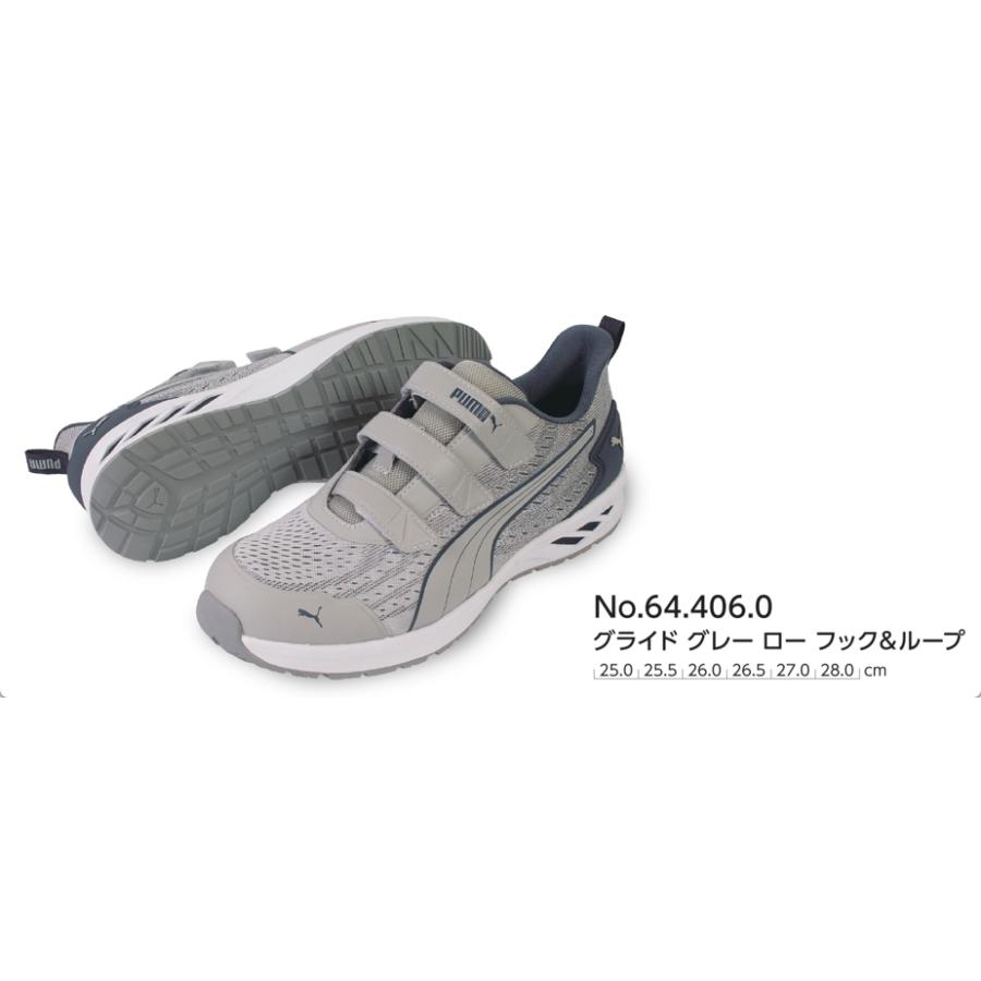 PUMA（プーマ） PUMA SAFETY 安全靴 グライド ロー フック＆ループ 