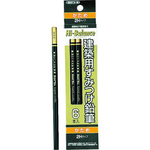 Tajima（タジマ） 建築用すみつけ鉛筆 かため(2H)6本入 : ヒルティ正規