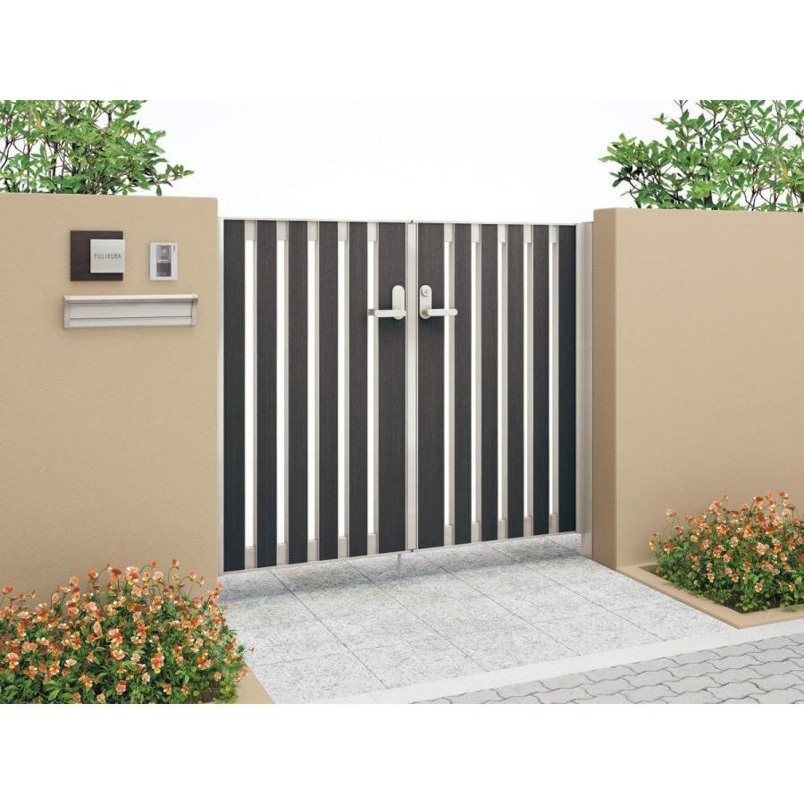 開き門扉AA YM1型 両開き 柱使用 W1,800（900+900） × H1,200/1,400