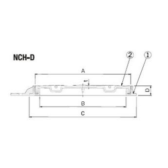 マンホール　NCH-D　500