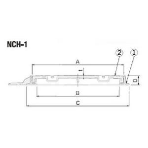 マンホール　NCH-1P　900　パッキン付