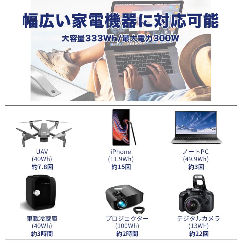 ポータブル電源大容量300W 発電機 300Wポータブル電源蓄電池 純正弦波