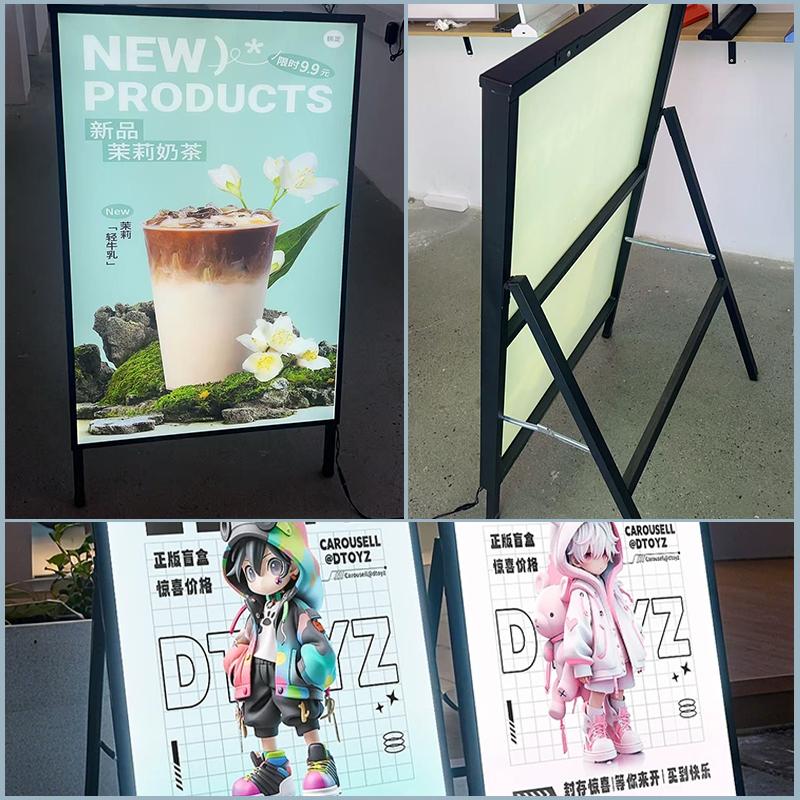 A型看板 LED電飾 電飾看板 片面 高輝度 スタンド看板 立て看板 店頭