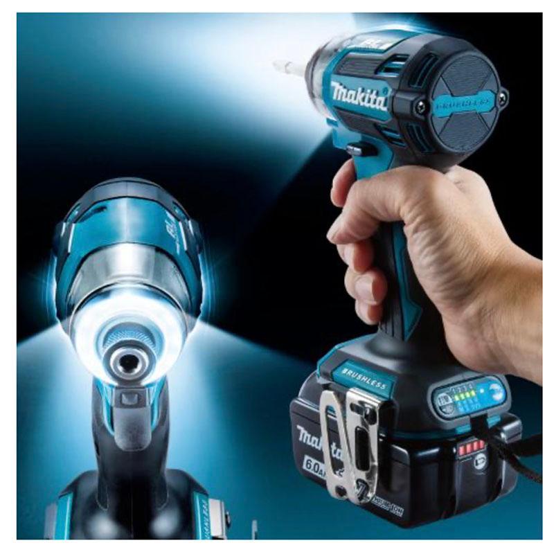 makita マキタ 18V 充電式インパクトドライバ TD173DGXPR プレミアムレッド 6.0Ah Li-ion電池(BL1860B)2個 充電器(DC18RF) ケース | マキタ | 09