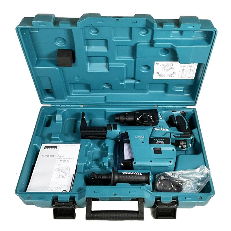 マキタ 18V充電式 ハンマドリル HR244D バッテリー makita 札幌市北区屯田 マキタ（makita） 18V 24mm 充電式ハンマドリル HR244DZKB（黒・本体+