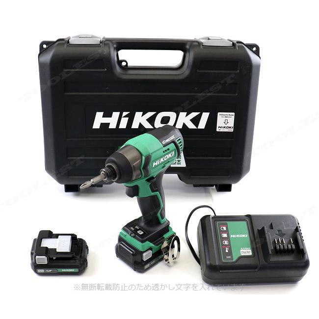 HIKOKI（ハイコーキ）10.8V コードレスインパクト　WH12DD(2ES)　1.5Ah Li-ion充電池(BSL1215)2個　充電器(UC12SL)　ケース｜toolest｜02