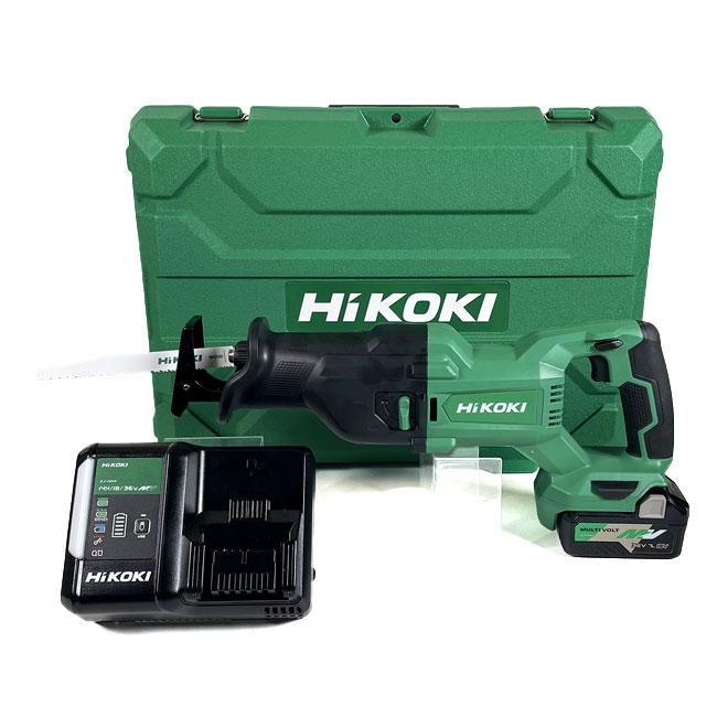 値下げしました！【中古】ハイコーキ HiKOKI CR18DBL 18Vコードレスセーバーソー バッテリ×1・充電器付き【ハンズクラフト佐賀】 HiKOKI 18V セーバソー CR18DBL(LXPK) ケース付