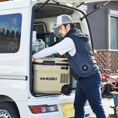 HIKOKI（ハイコーキ）18V コードレス冷温庫（フォレストグリーン