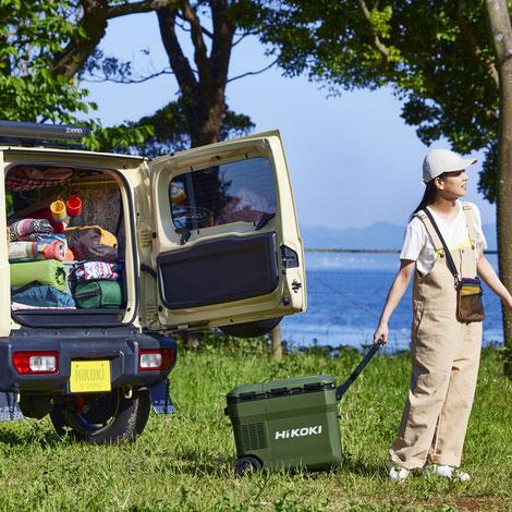 HIKOKI（ハイコーキ）18V コードレス冷温庫（フォレストグリーン
