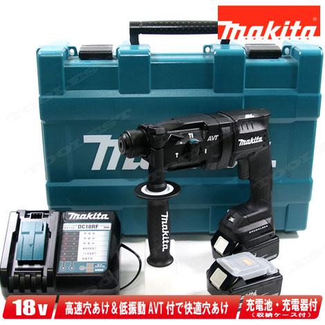 マキタ（makita） 18V 充電式ハンマドリル・黒 HR182DRGXB 6.0Ah Li 